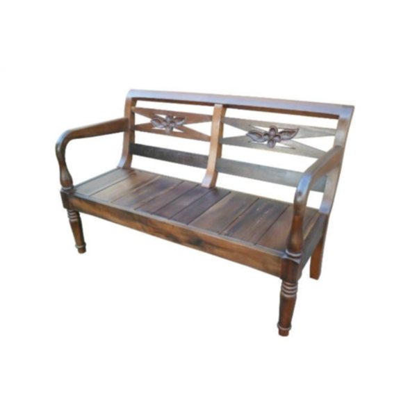 Banco Namoradeira Rústico Jasmim Em Madeira De Demolição - Có