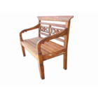 Banco Namoradeira Rústico Peacock Madeira Demolição - Cód 1121