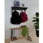 Banco Namoradeira Tampo Pés Hairpin Legs Estilo Industrial Ma