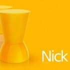 Banco Nick Polipropileno Amarelo I'm In