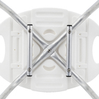 Banco para Banho 38x20x51cm Metal e Plastico Mebuki