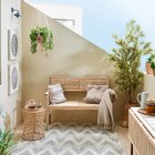 Banco para Jardim Madeira Bege Solis Origami  Naterial