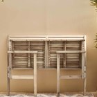 Banco para Jardim Madeira Bege Solis Origami  Naterial