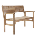 Banco para Jardim Madeira Bege Solis Origami  Naterial