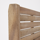 Banco para Jardim Madeira Bege Solis Origami  Naterial