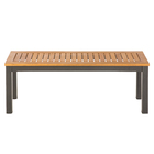 Banco Alumínio Oris 43x118x38cm Cinza Cinza Naterial