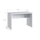 Banco Para Sala De Jantar Em Mdp 70cm Branco