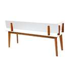 Banco Para Sala De Jantar Tóquio Com Encosto Lateral Mel E Br