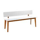 Banco Para Sala De Jantar Tóquio Mel E Branco