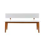 Banco Para Sala De Jantar Tóquio Mel E Branco