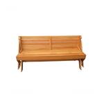 Banco Que Vira Mesa 2m Ripada Com Verniz + Par De Banquetas