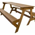 Banco Que Vira Mesa Angelim 2 5m Com Verniz