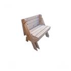 Banco Que Vira Mesa Angelim Madeira Nobre - 1 Metro