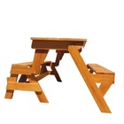 Banco Que Vira Mesa Angelim Pedra - 1,5 Metros