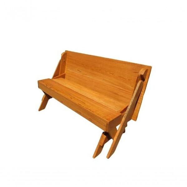 Banco Que Vira Mesa Angelim Pedra - 1,5 Metros