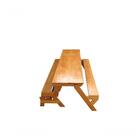 Banco Que Vira Mesa Angelim Pedra - 2,2 Metros