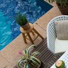 Banco Redondo 47 Natural