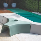 Banco Resina Modular Elo Bege Tramontina