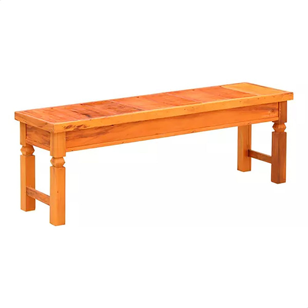 Banco Ripado 1 7m Madeira Maciça Natural