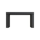 Banco Ripado 80 Para Hall De Entrada Ou Recepção Preto