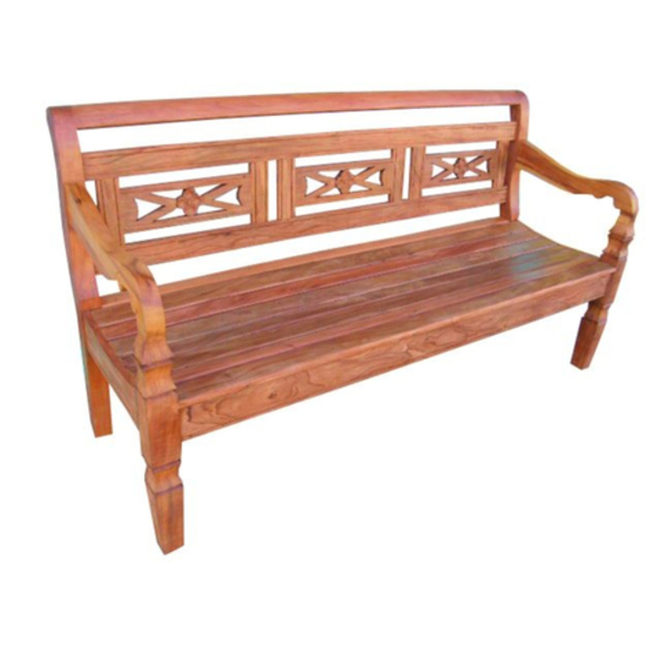 Banco Rústico Attrazione Em Madeira De Demolição - Cód 1460