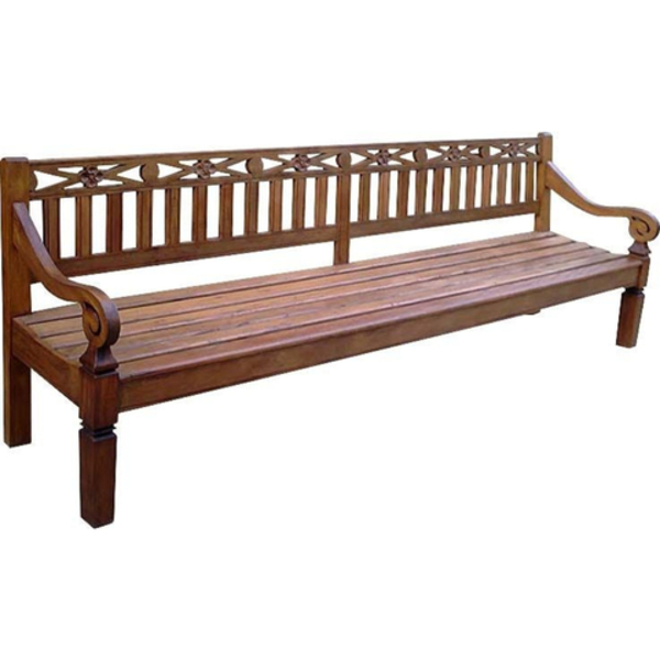 Banco Rústico Bianca Em Madeira De Demolição - Cód 157