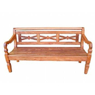 Banco Rústico Fleur Em Madeira De Demolição - Cód 1203