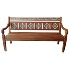 Banco Rústico Letícia Em Madeira De Demolição - Cód 1665