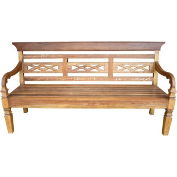 Banco Rústico Tucano Em Madeira De Demolição - Cód 46