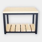 Banco Sapateira Industrial 50x30x40alt Com 1 Prateleira Ripad