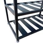 Banco Sapateira Industrial Organizadora Com Chapas De Ferro E