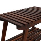 Banco Sapateira Madeira Rústico Natural