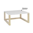 Banco Sapateira Natural/branco - Casatema