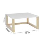 Banco Sapateira Natural/branco - Casatema