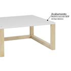 Banco Sapateira Natural/branco - Casatema