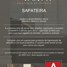 Banco Sapateira Organizadora Estilo Industrial de Metal tampo