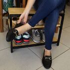 Banco Sapateira Para Porta De Casa Em Ferro E Madeira Para Or