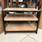 Banco Sapateira Para Porta De Casa Em Ferro E Mdf Para Organi