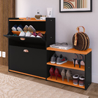 Banco Sapateira Vertical Milano 2 Gaveta Prateleira Porta Cal