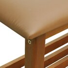 Banco Sapateira Viena Madeira Maciça Assento Estofado Corano