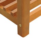 Banco Sapateira Viena Madeira Maciça Assento Estofado Corano