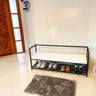 Banco Shoes Sapateira Puff Hall Entrada Frente Cama 1,50m Bca