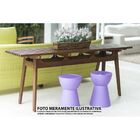 Banco Sili Policarbonato Cristal E Amarelo