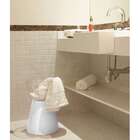 Banco Sili Policarbonato Cristal E Branco