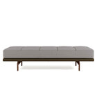 Banco Steel 1 3m Em Veludo Luxor Tabaco - Estrela