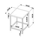 Banco Steel Quadra Vermont E Preto