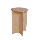 Banco Tampo Redondo 55 Cm Madeirado Em Mdf