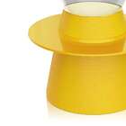 Banco Tin Policarbonato Cristal E Amarelo I'm In