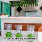 Banco Tin Policarbonato Cristal E Branco I'm In