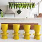 Banco Tin Polipropileno Amarelo I'm In